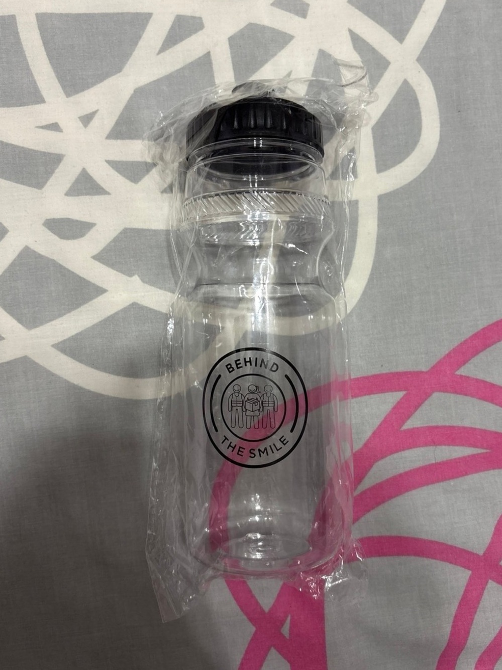 Amazon Behind The Smile Clear Water Bottle